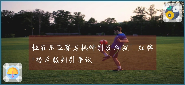 拉菲尼亚赛后挑衅引发风波！红牌+怒斥裁判引争议